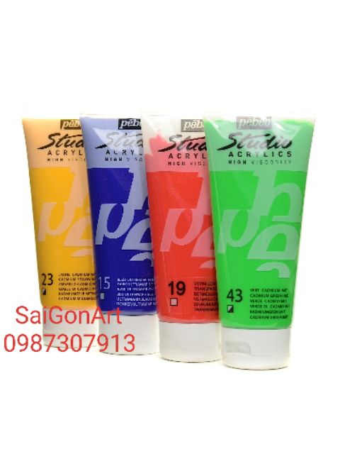 MÀU VẼ ACRYLIC PEBEO PHÁP TUÝP 100ML(link1)