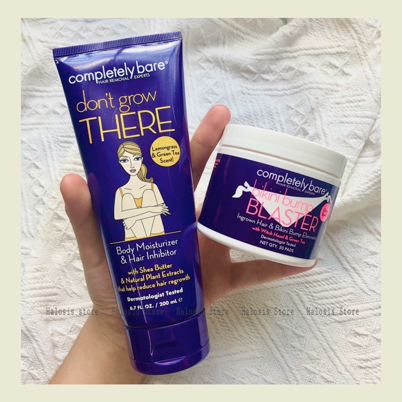 Kem Và Pad Làm Chậm Mọc Lông Completely Bare
