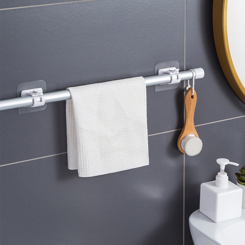 Bộ 2 Móc Treo Rèm Cửa Tự Dính Có Thể Điều Chỉnh