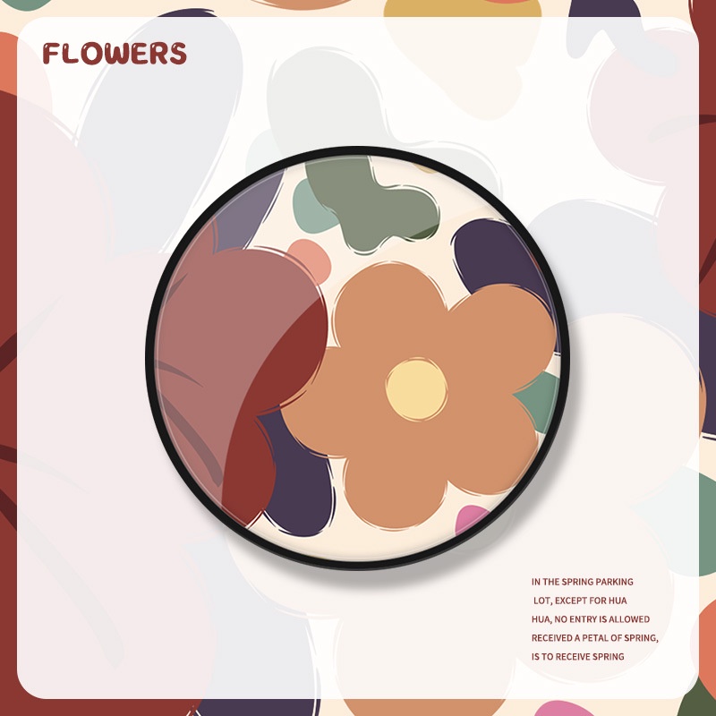 Giá Đỡ Hình Tròn Màu Đen Kiểu Dáng Sáng Tạo Cho Điện Thoại / Máy Tính Bảng