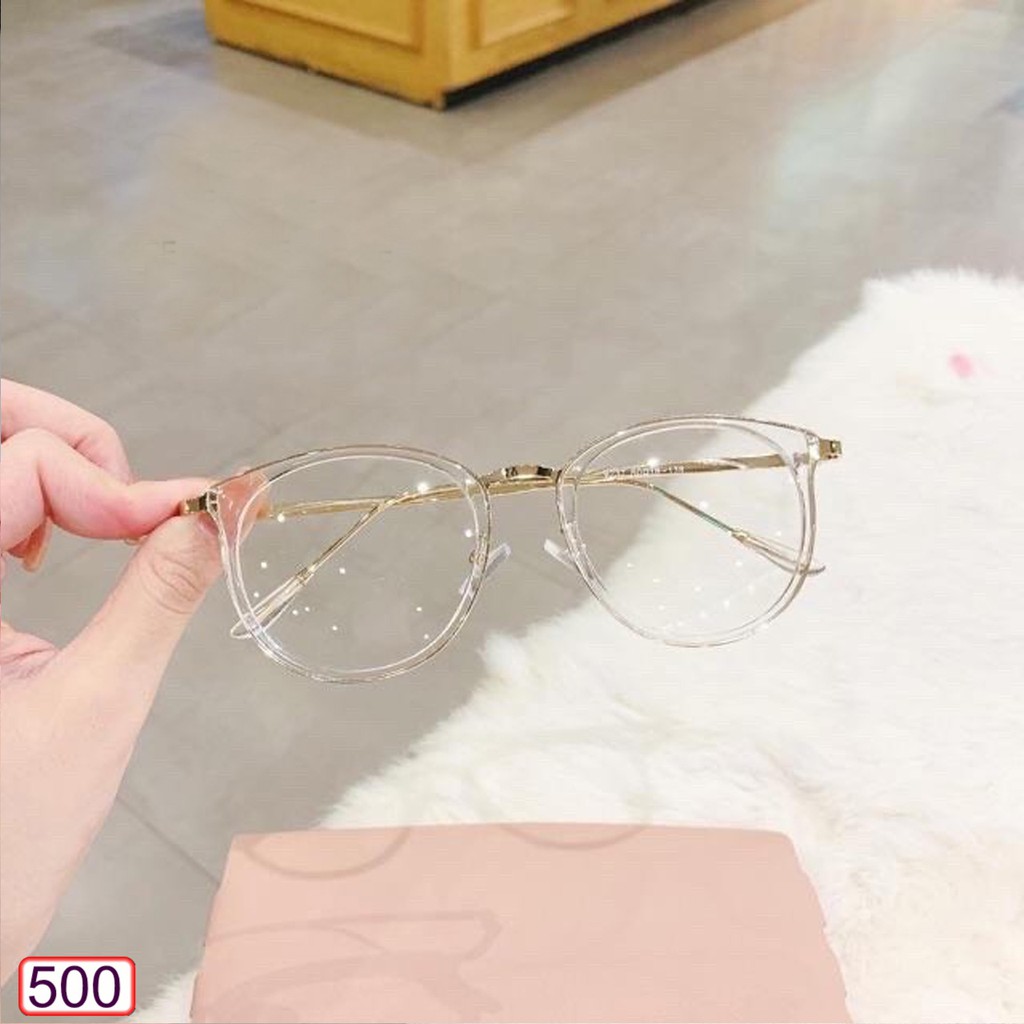 MẮT KÍNH GỌNG CẬN CAO CẤP FORM TRÒN 9228 GỌNG KIM LOẠI M500 SANG CHẢNH | BigBuy360 - bigbuy360.vn