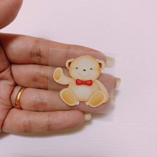 Sticker ủi, hình ủi, patch ủi hình gấu (Phụ liệu may vá trang trí quần áo may mặc, Handmade, DIY)