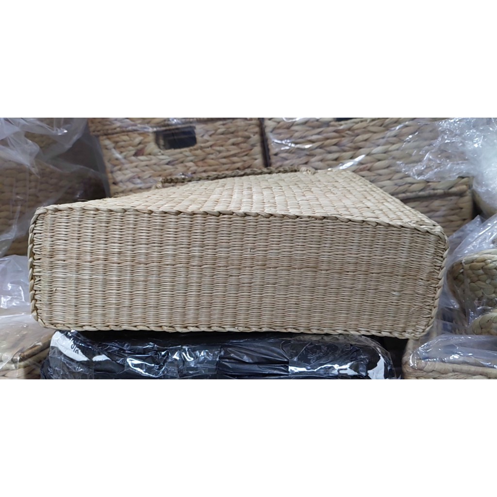 Túi cói xách tay đan dày loại to