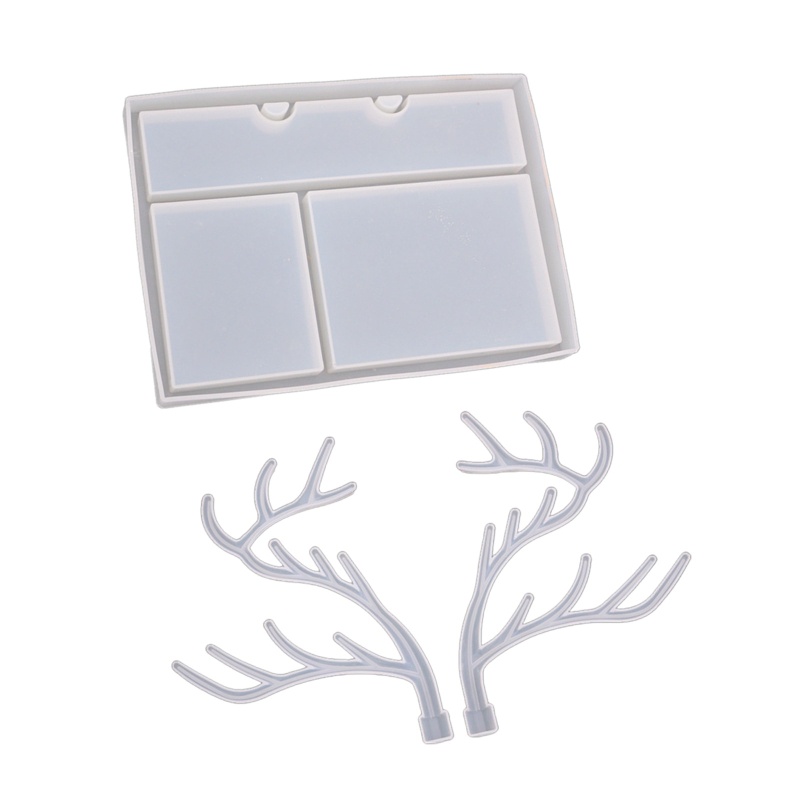 Khuôn Silicone Hình Nhánh Cây Sừng Hươu Dùng Làm Trang Sức DIY