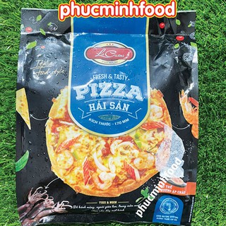 [Hot] Pizza hải sản, pizza bò bầm, pizza xúc xích Lacusina size 17cm 1 bịch 1 cái