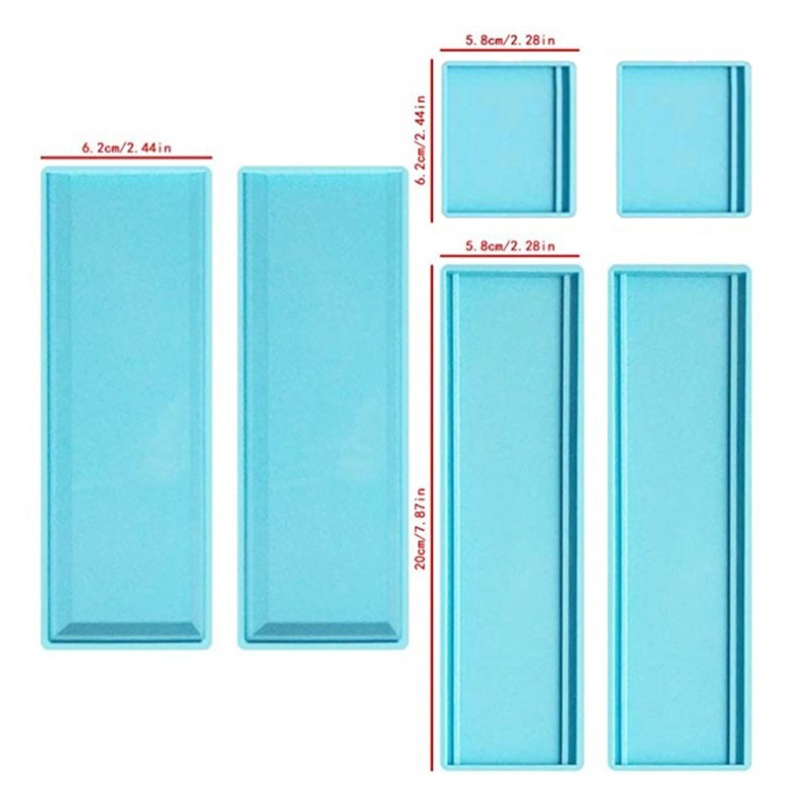 Khuôn Silicone Làm Hộp Nhựa Domino Thủ Công Diy