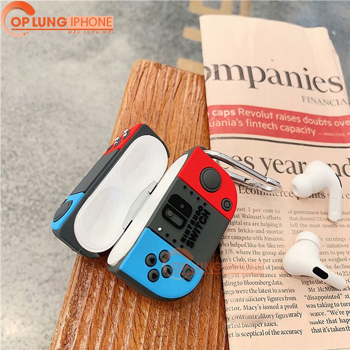 Case Airpods Game Switch, Vỏ bao Airpods 2, Pro silicon đựng tai nghe bluetooth , tai nghe không dây