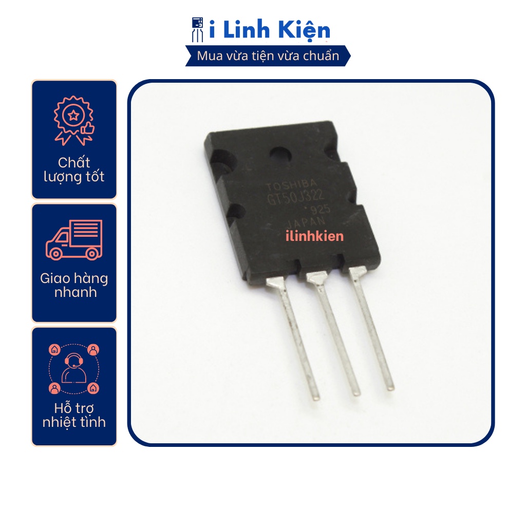 IGBT bếp từ GT50J322 50A 600V tháo máy nguyên bản.