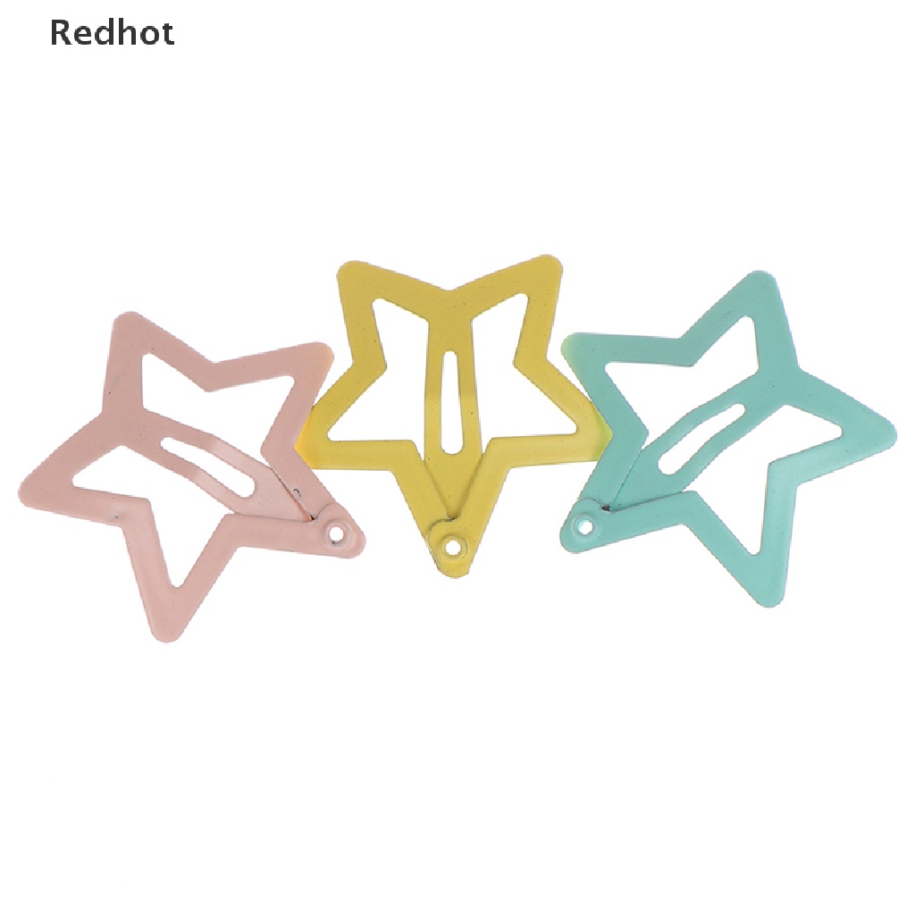 Bộ 6 Kẹp Tóc Kim Loại Hình Ngôi Sao Dễ Thương