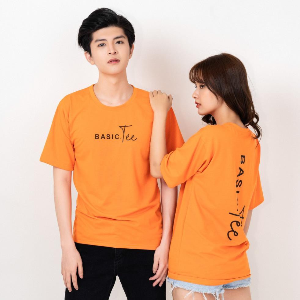 Áo Thun Tay Lỡ In Nhiệt Basic Tee form Unisex nam nữ phong cách Ulzzang - ATIN69 | BigBuy360 - bigbuy360.vn