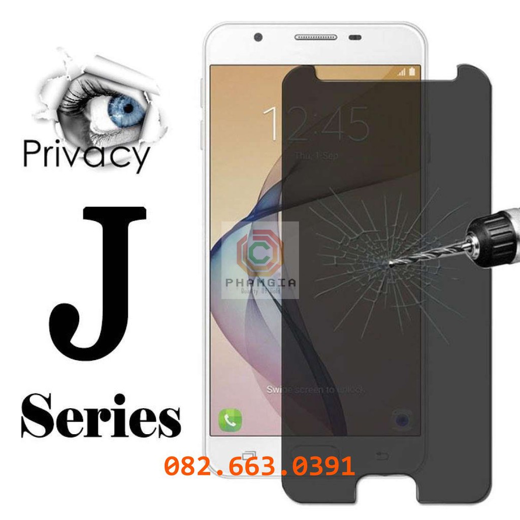 Dán cường lực chống nhìn trộm Samsung J2 Core / J2 Prime / J2 (2015) / J2 pro / G360 / G530