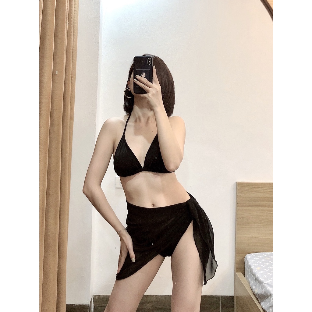 Khăn quấn hông đi biển, khăn buộc ngoài bikini kín đáo BIkini191