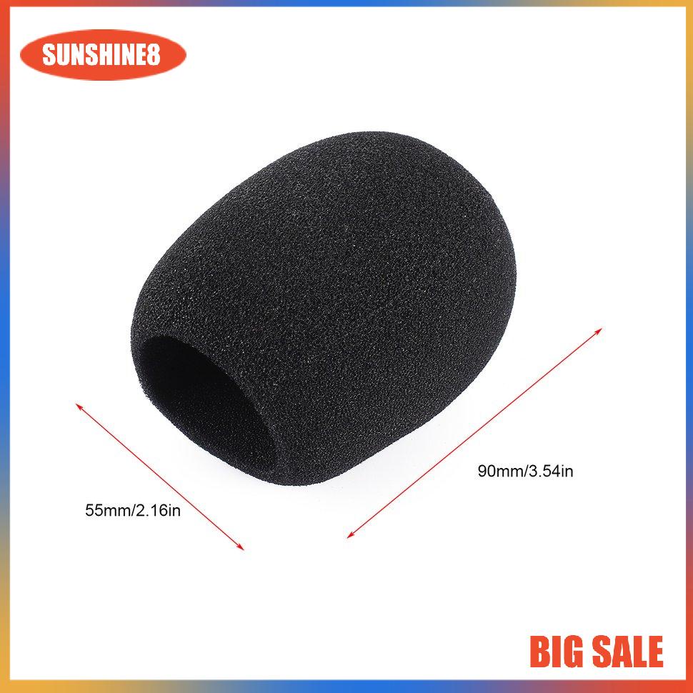 【SUN】[NEW]5pcs Headset Replacement Foam Microphone Cover Mic Cover Windshield Headset