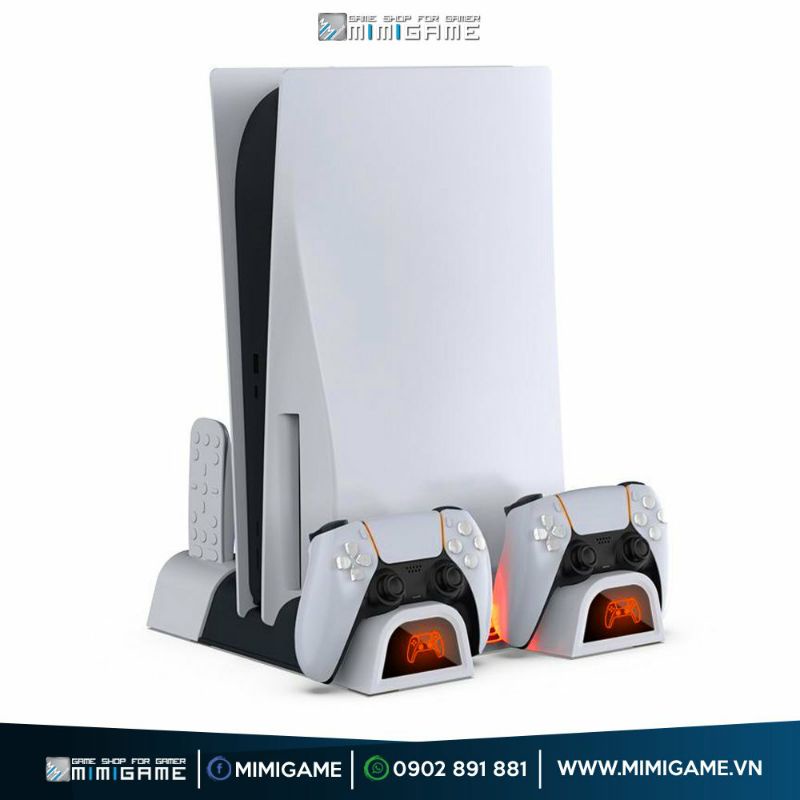 Đế tản nhiệt Ps5 đế dựng PS5 quạt tản nhiệt máy ps5 hãng dobe mới ra