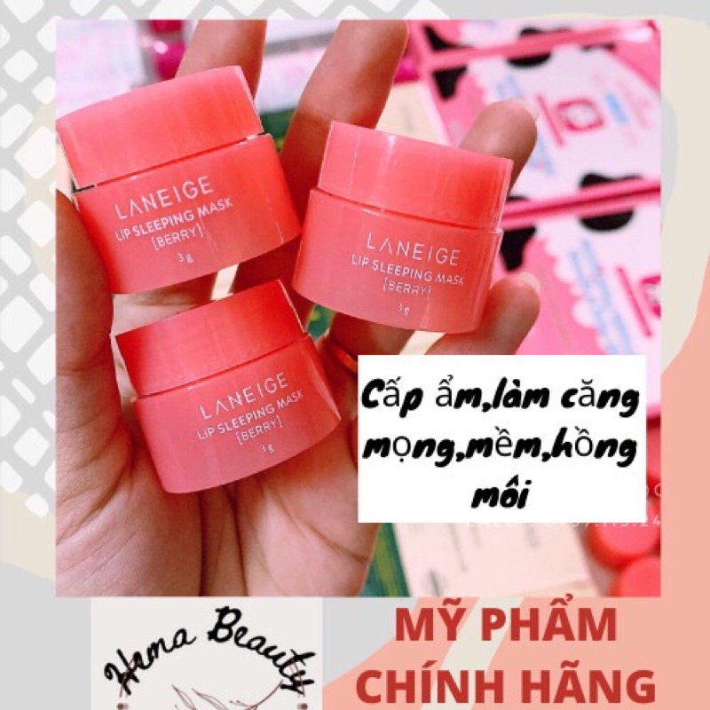 Mặt nạ ngủ môi Laneige Hương quả mọng Mini 3g. [Lip Sleeping Mák (Berry)]. | BigBuy360 - bigbuy360.vn