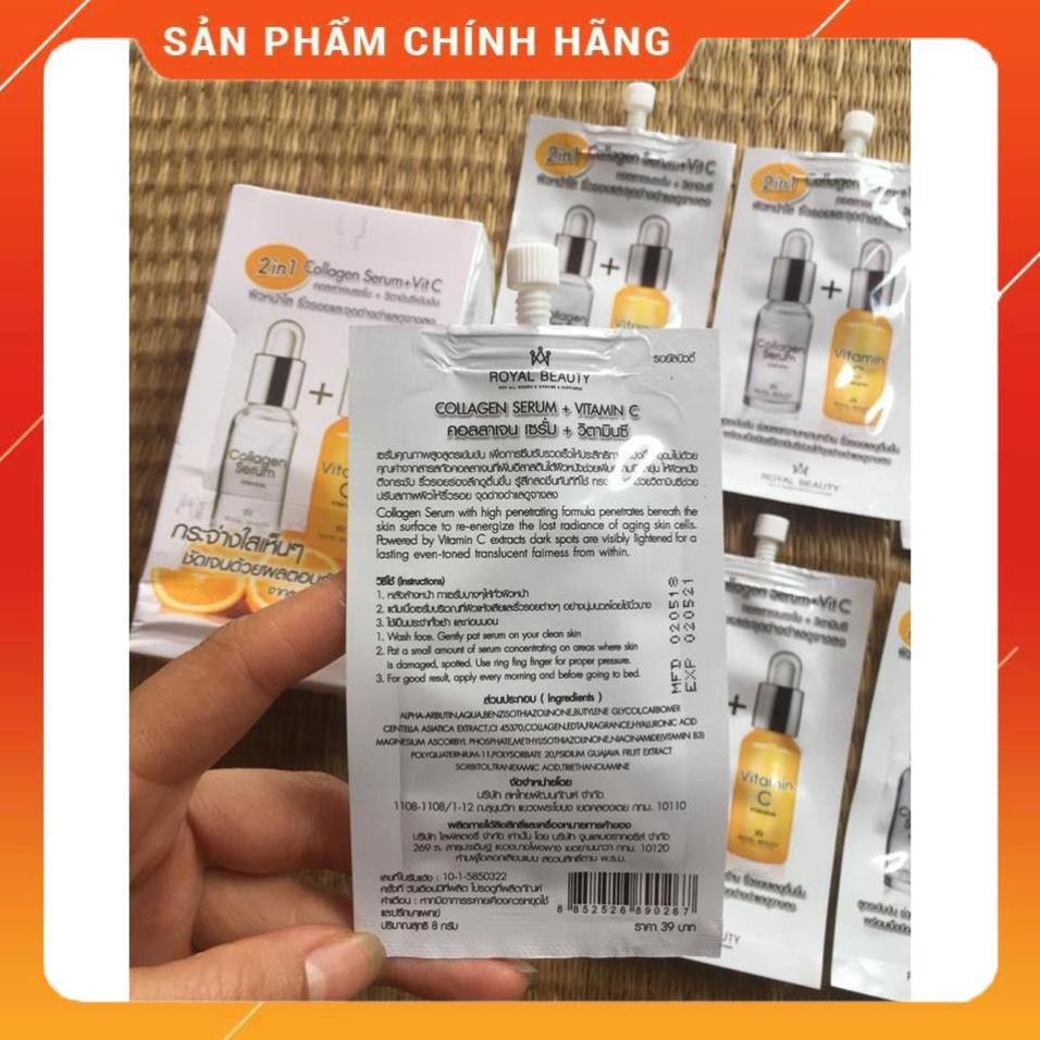 Collagen serum + Vitamin C 2in1 Thái Lan