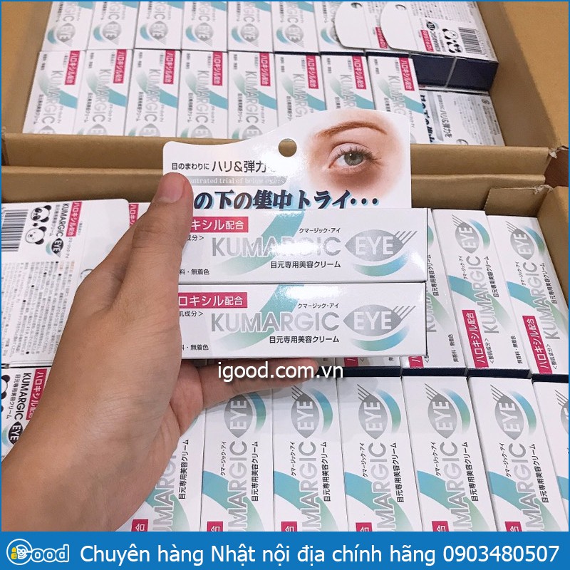 Kem thâm quầng mắt Kumargic Eye Cream Nhật Bản 20g