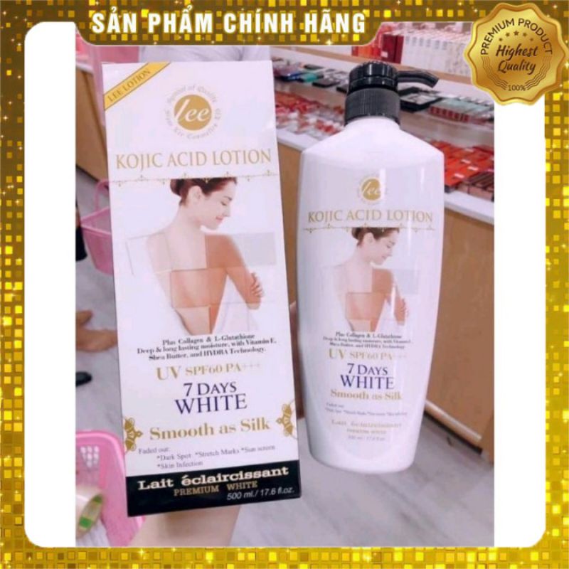Kem body lotion LEE KOJIC ACID LOTION 7Days Whitening Thái Lan