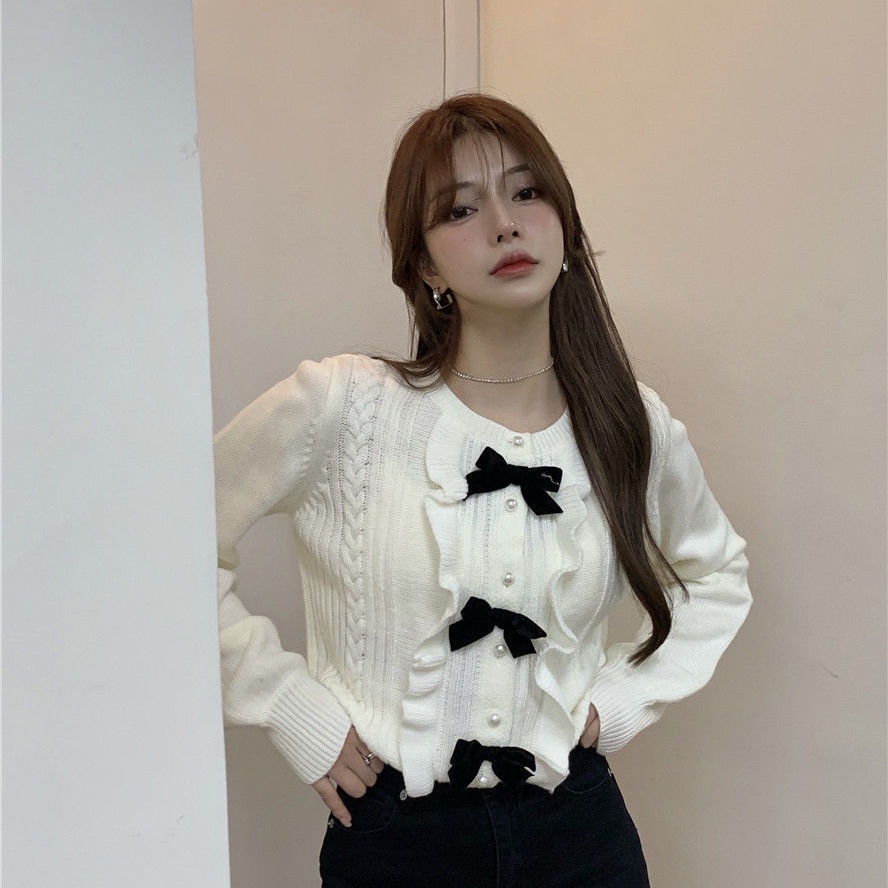 Áo Len Tay Dài Cổ Tròn Thời Trang Cho Nữ