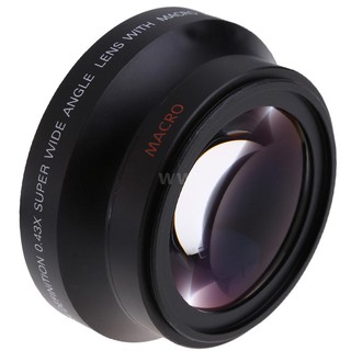 67mm Digital High Definition 0.43×SuPer Wide Angle Lens With Macro Japan Optics for Canon Rebel T5i T4i T3i 18-135mm 17-85mm and Nikon 18-105 70-300VR