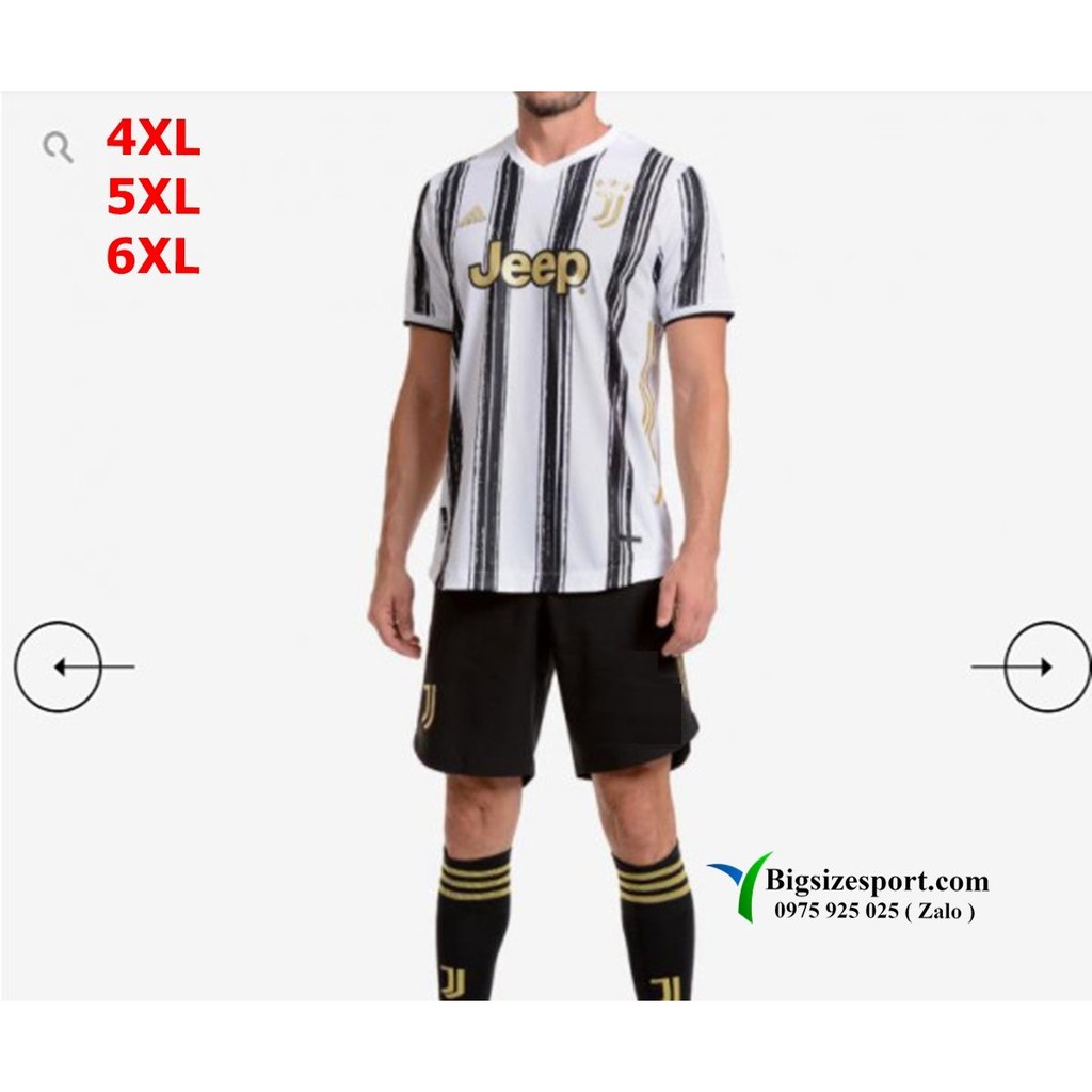 Bộ quần áo bóng đá big size juventus mùa 2021, Bộ bóng đá juventus size bự, Đồ thể thao nam cao cấp - BIGSIZESPORT