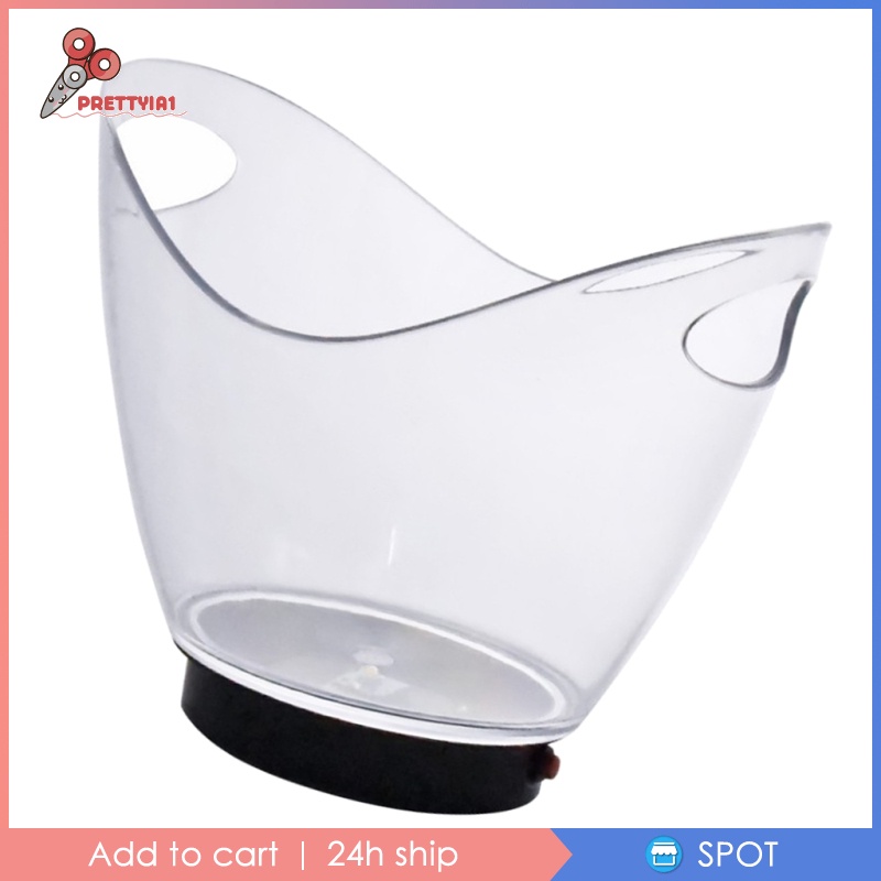 Thùng Đá Giữ Lạnh Bia Rượu Có Đèn LED 2L Cho Quán Bar / Câu Lạc Bộ