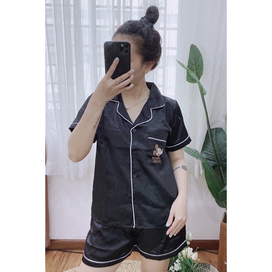 ĐỒ BỘ ĐÙI VIỀN PHI LỤA có túi quần