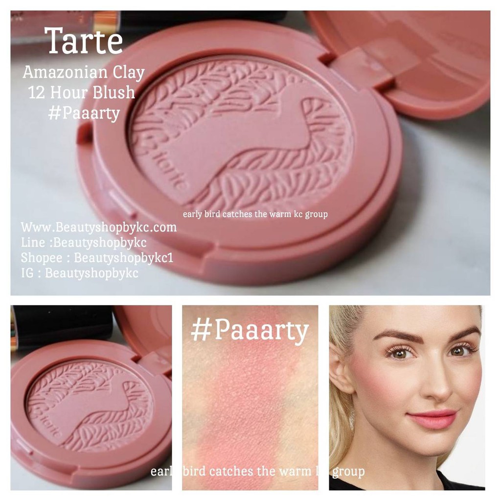 Phấn má hồng Tarte Amazonian Clay 12-Hour Blush minisize