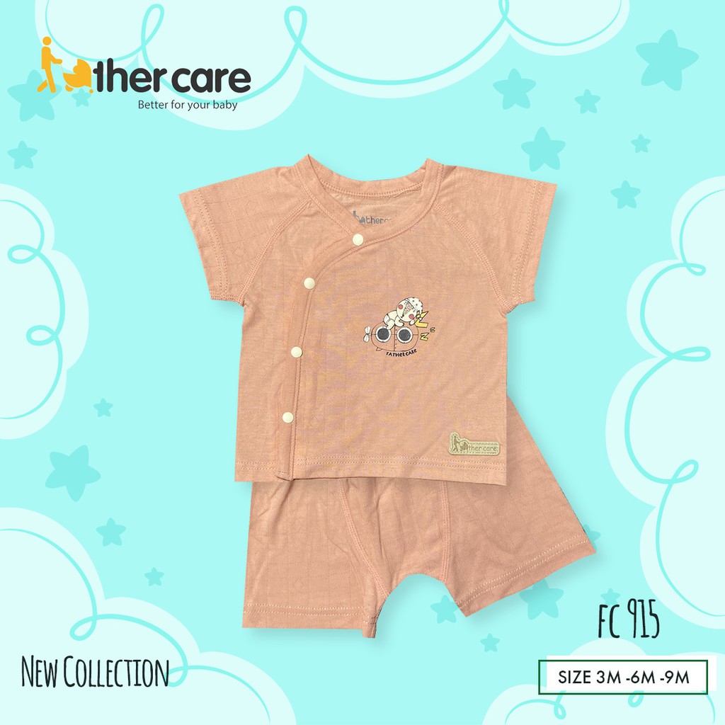 Bộ Quần áo sơ sinh FatherCare Cài lệch CT - Cáo tàu ngầm FC915