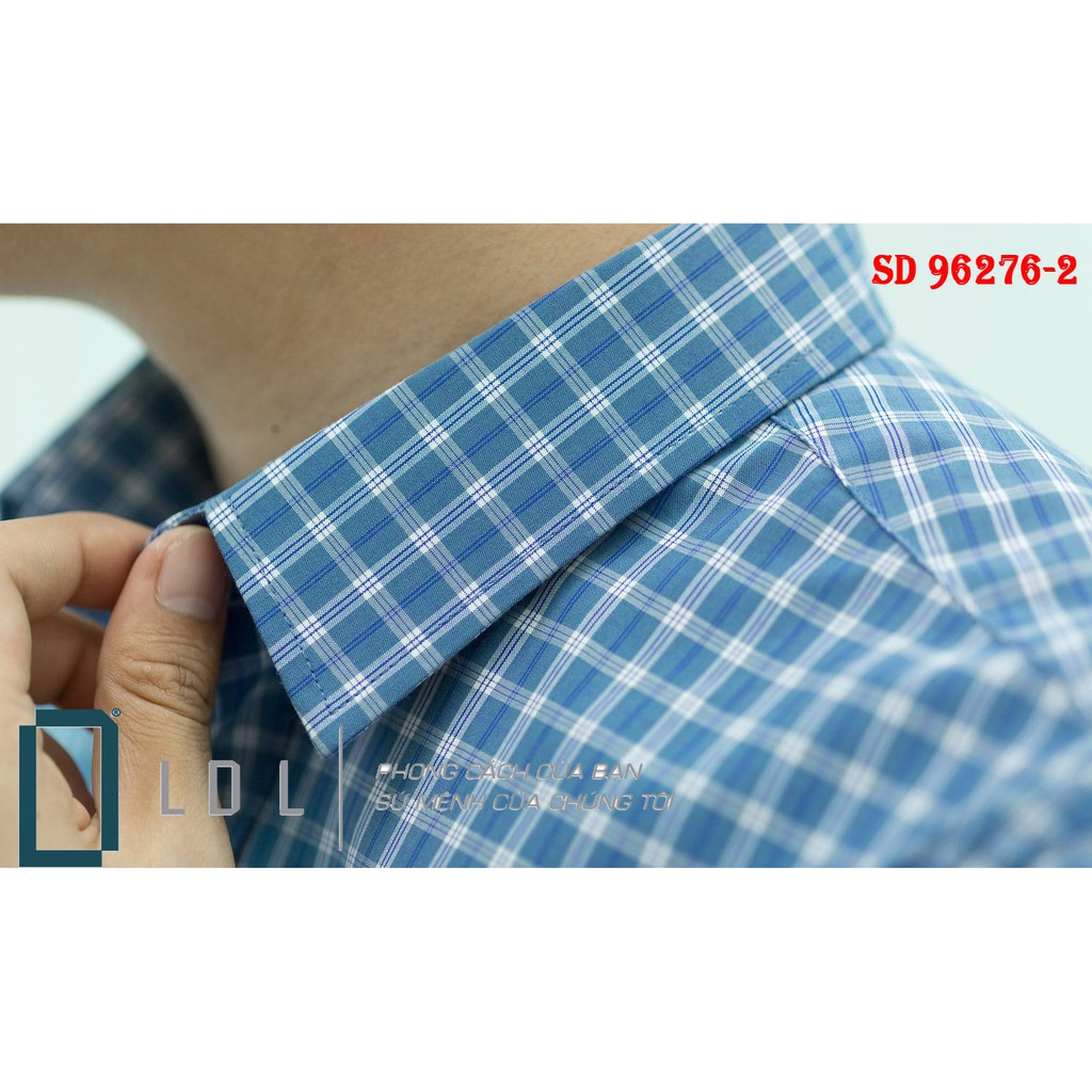 Áo sơ mi nam dài tay công sở LDL, 100% cotton, với  thiết kế đơn giản lịch sự và sang trọng | BigBuy360 - bigbuy360.vn