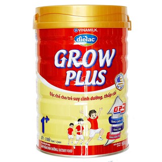 Sữa tăng chiều cao👨‍❤️‍💋‍👨Freeship👨‍❤️‍💋‍👨Sữa Dielac Grow Plus 1+ và Grow 2 +  900g