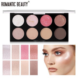 Bảng má hồng bắt sáng tạo khối romantic beauty 8 màu
