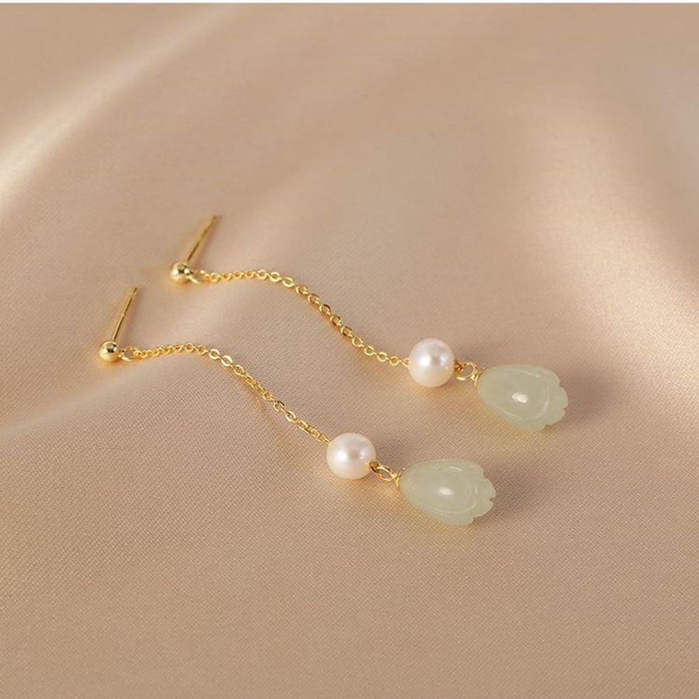 Khuyên Tai Dáng Dài Phong Cách Trung Hoa Cổ Điển Thời Trang Cho Nữ