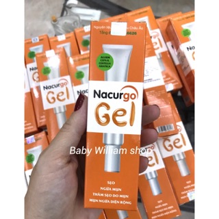 Nacurgo Gel - Hết thâm sẹo mụn, ngứa, mẩn đỏ da