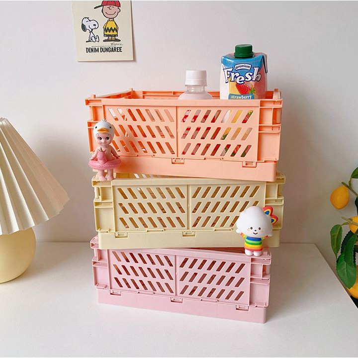 Khay nhựa xếp gọn đựng washi sticker phụ kiện để bàn | BCK008