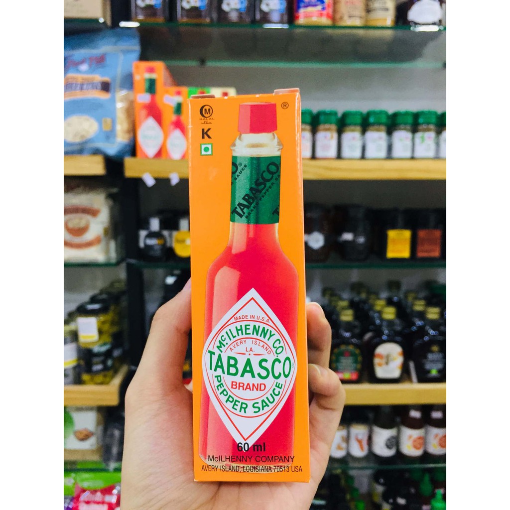 Sốt ớt đỏ Tabasco của Mỹ 60ml -Tabasco sauce 60ml