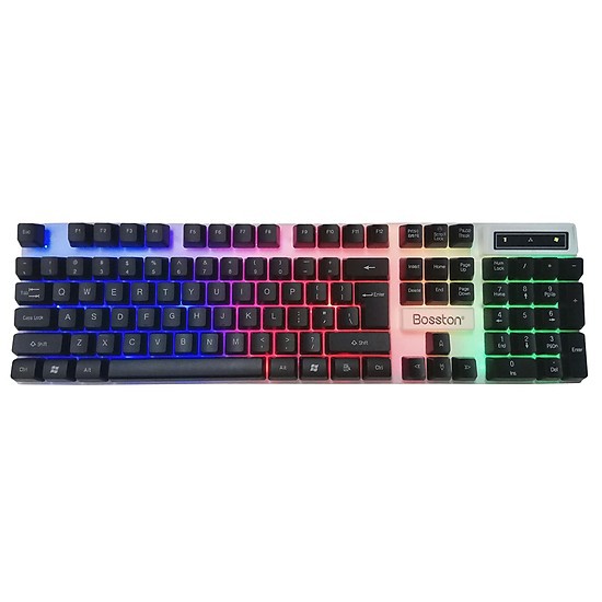 KB GIẢ CƠ BOSSTON R700 LED GAMING- BÀN PHÍM MÁY TÍNH- OCCAR