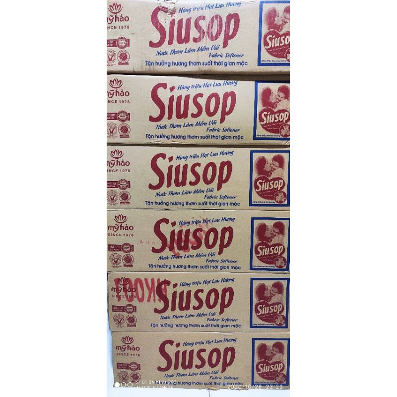 Thùng nước xả vải Siusop 42g (160 gói)