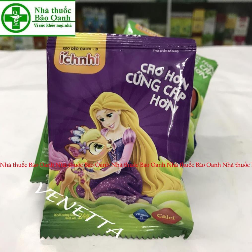 Kẹo dẻo Canxi Ích Nhi - Gói 24gr