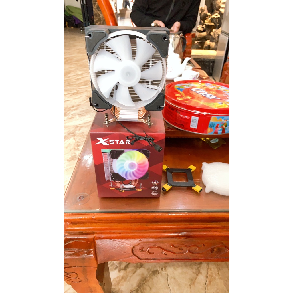 Quạt tản nhiệt Fan CPU Xstar HF400-Hiệu năng cao bảo hành chính hãng 6 tháng
