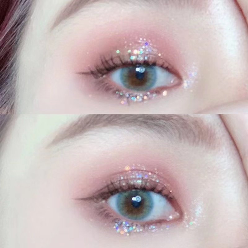 Set 3 Phấn Mắt Dạng Lỏng Màu Ánh Kim / Bạc / Vàng Hồng