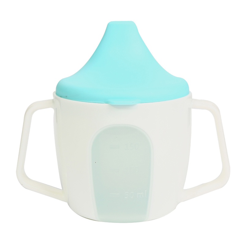 Bình Uống Nước Bằng Silicone Có Tay Cầm Kèm Ống Hút Cho Bé Sơ Sinh