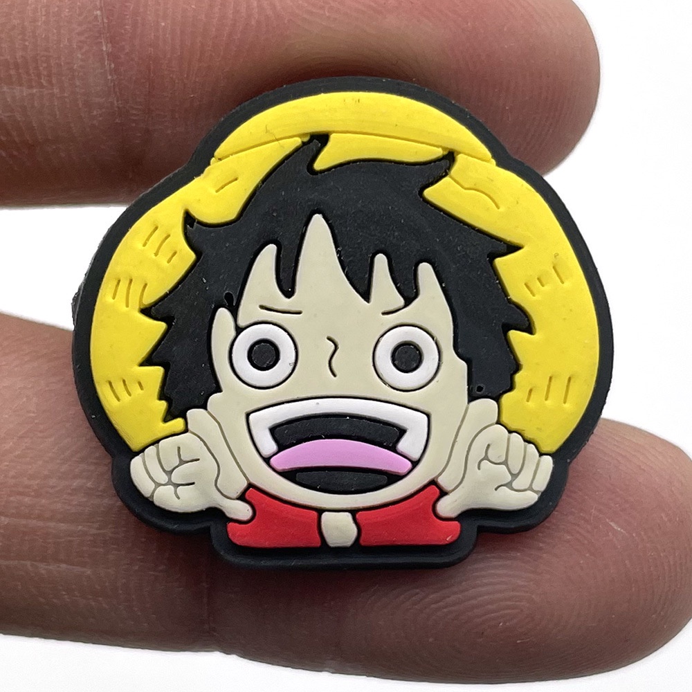 Ghim Cài Giày Hình Nhân Vật Luffy Zoro Croc Trong One Piece Trang Trí Giày Cho Bé
