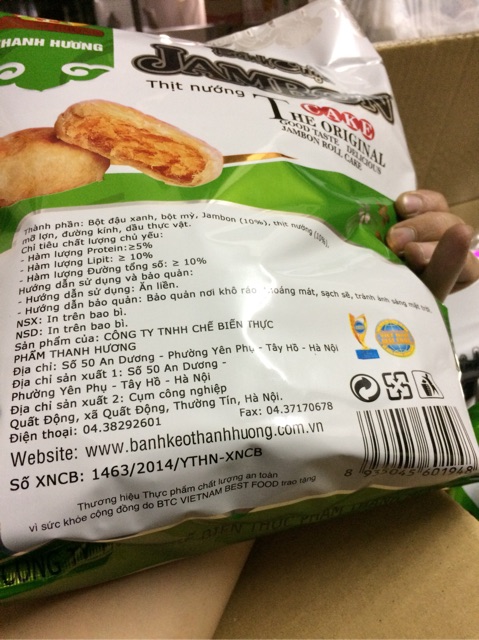 Bánh Cuộn JamBONG thịt nướng Thanh Hương 375g(2 màu) | BigBuy360 - bigbuy360.vn