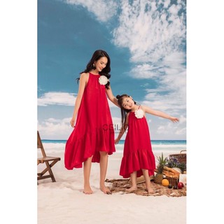 Rập giấy đầm mẹ và bé nhiều size
