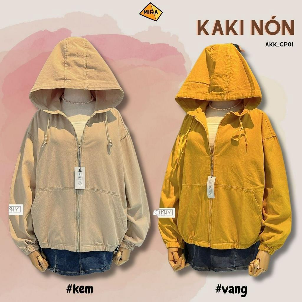 Áo Khoác Kaki Nón Đẹp - Gin clothing