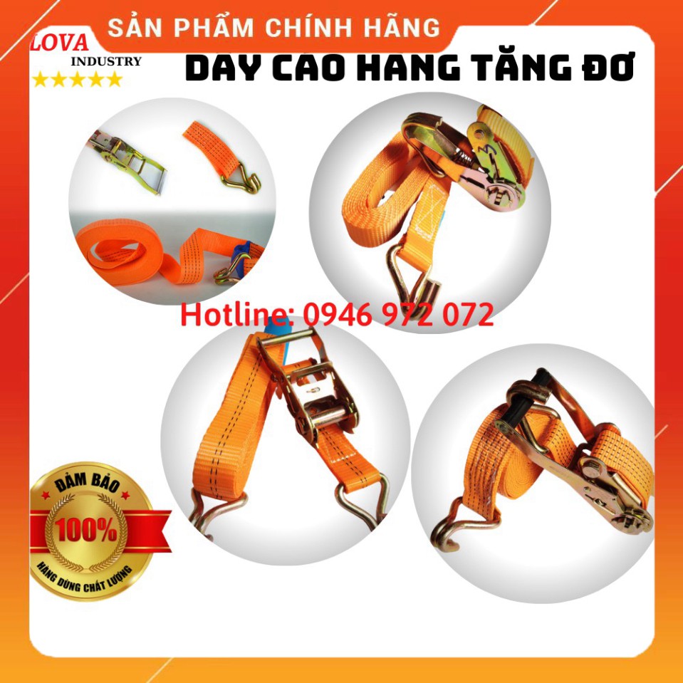 Dây Cảo Chằng Hàng Tăng Đơ Đủ Size ( 1-5 tấn) Chất lượng, giá rẻ