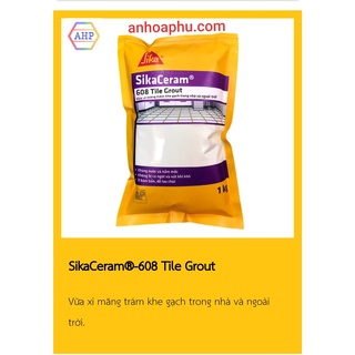 Keo chà ron Sika, keo chít mạch bịch 1kg - Sika Tile Grout