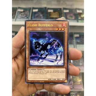 Thẻ bài lẻ yugioh! mã mago-en127 - flame bufferlo - gold-letter rare - 1st edition