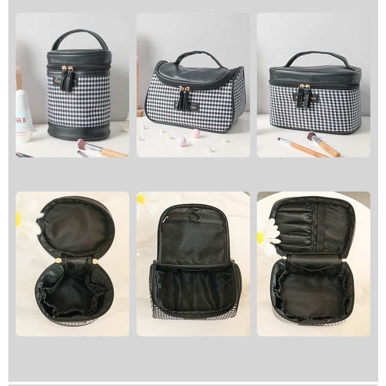 Túi Đựng Mỹ Phẩm Khóa Kéo Chống Thấm Nước Cỡ Lớn Tiện Dụng